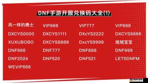 DNF手游6月6日韩服最新兑换码是什么 韩服6.6兑换码分享